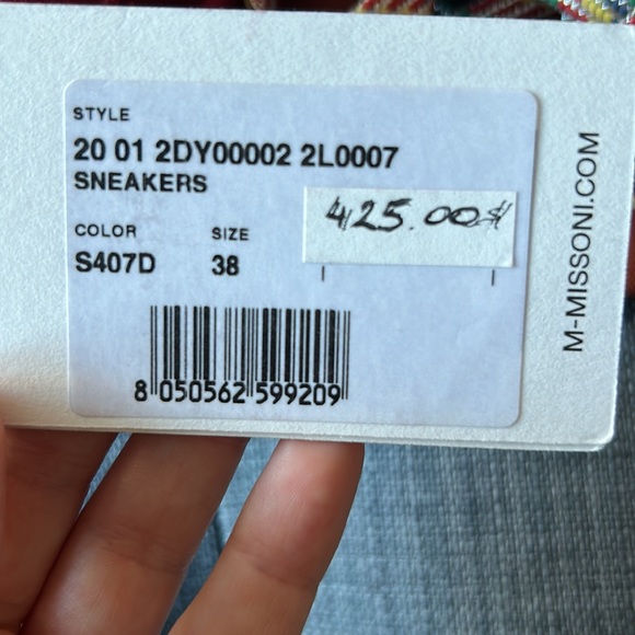 Missoni Sneakers! Never been worn! 🌈 - Picture 7 of 7